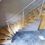 escalier-inox-et-marches-chêne-6