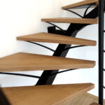escalier limon central