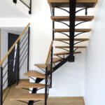 escalier limon central