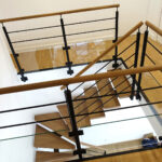 escalier limon central