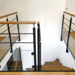 escalier limon central