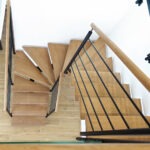 escalier limon central