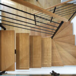 escalier limon central